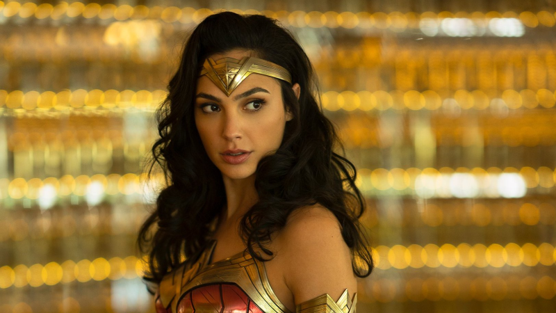 Diana dazzles in an early picture from Wonder Woman 1984.